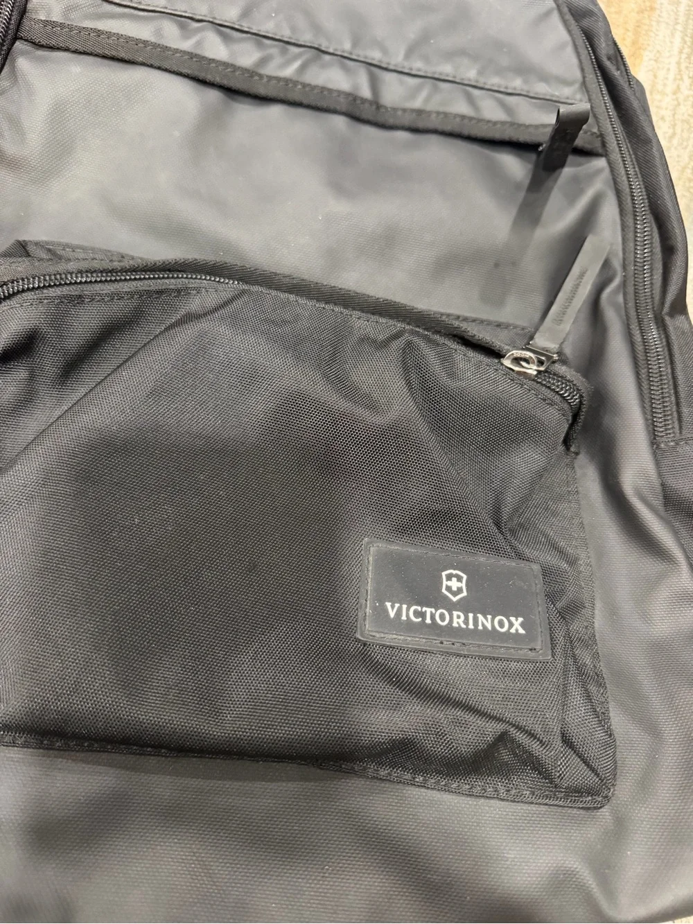 Victorinox Black Men's Everyday Backpack with Multiple Compartments